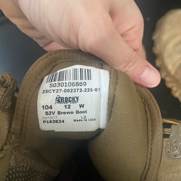 Rocky Men’s Military Boot Size 12
